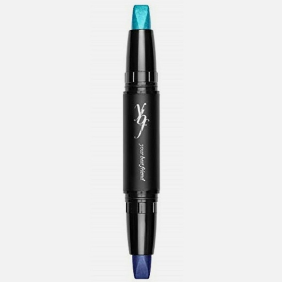 NWT YBF Intense n’ Stay Eyeshadow Cream Stick Tantalizing Turquoise Naughty Navy - Picture 2 of 2